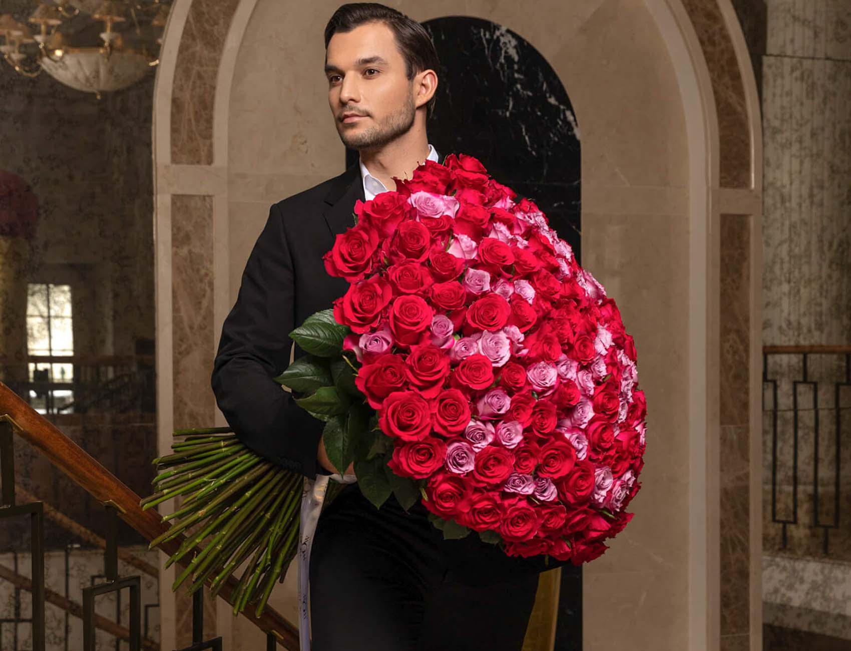 Kuplas Rozes Rožės | Pristatymas Vilniuje | wowflowers.lt